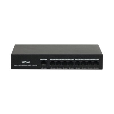 DH-PFS3009-8ET-65 8-Port PoE Switch (Unmanaged)